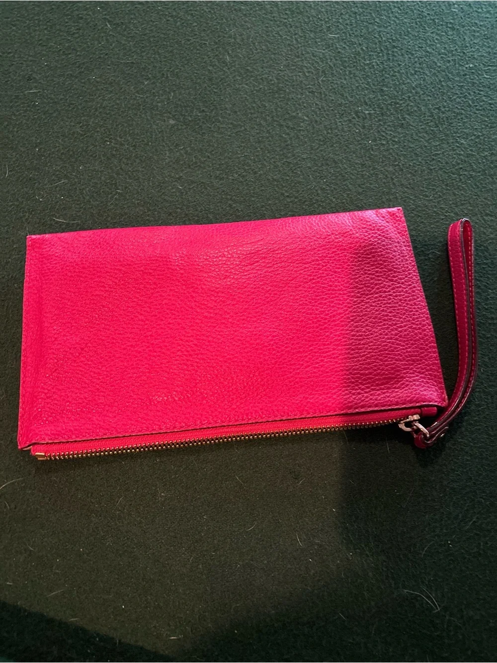 Michael Kors Fulton Pebbled Leather clutch wristlet
